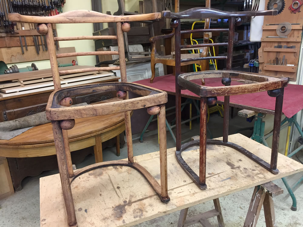 Réparation de fauteuils vintage