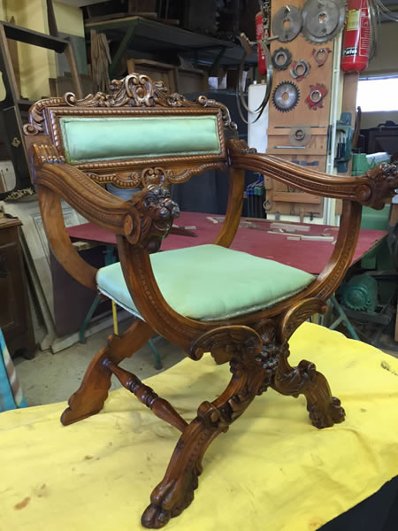 Restauration fauteuils anciens