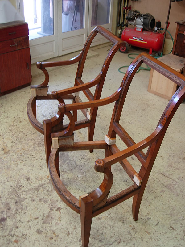 Restauration de fauteuils anciens